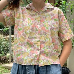vintage flower power shirt